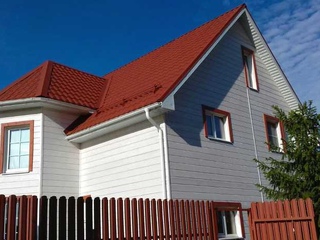 Штакетник для забора П-образный А Монолит 0,45 Drap RAL8004 Терракота 2 - в «Монолит-Металлопрокат».