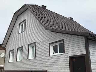 Металлочерепица Металл-Профиль Трамонтана-SL 0,5 PURETAN® RR 32 Темно-коричневый 1 - в «Монолит-Металлопрокат».