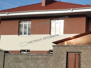 Металлочерепица Металл-Профиль Трамонтана-SL 0,5 VikingMP® E RR 32 Темно-коричневый 4 - в «Монолит-Металлопрокат».