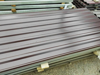 Профлист Металл Профиль МП20 0.5 PURETAN® RR 32 Темно-коричневый R 2 - в «Монолит-Металлопрокат».